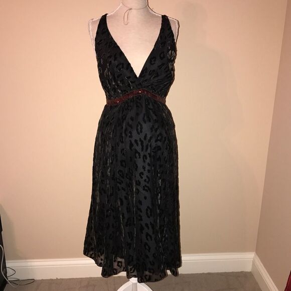 NICOLE Michelle Maternity Burntout Sequin Dress - Picture 3 of 6